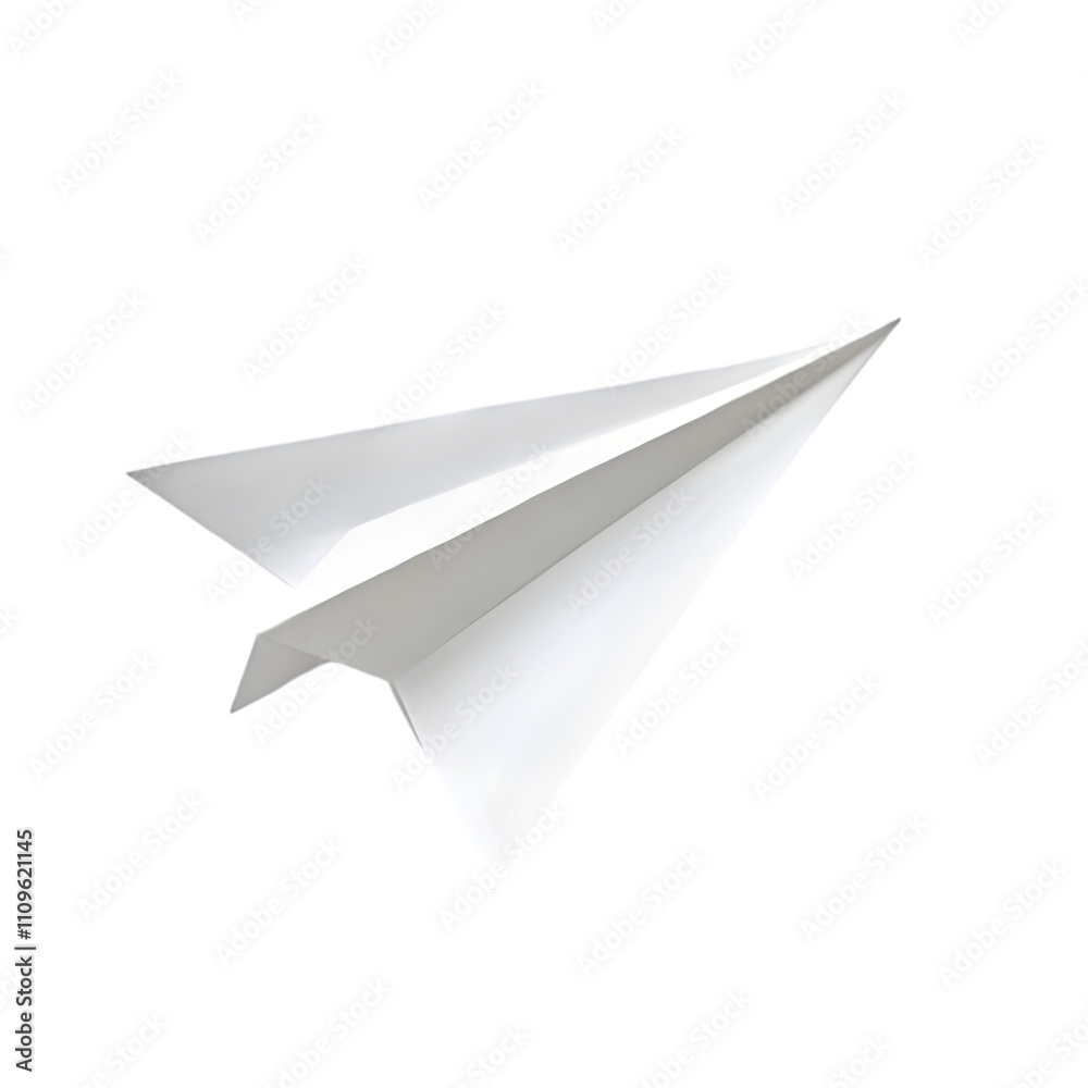 paper airplane isolated on white background paper airplane isolated on white background