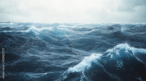 Dramatic Ocean Waves  Rough Sea  Stormy Weather  Water Texture