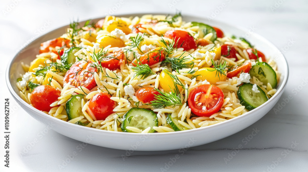 vibrant orzo salad featuring fresh tomatoes, cucumbers, and herbs, perfect for healthy meal. This colorful dish is ideal for summer gatherings and adds refreshing touch to any table vibrant orzo salad featuring fresh tomatoes, cucumbers, and herbs, perfect for healthy meal. This colorful dish is ideal for summer gatherings and adds refreshing touch to any table
