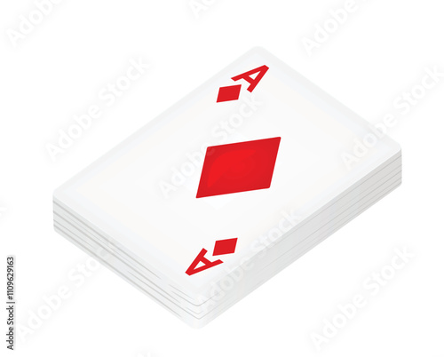 Cards new pack. vector illustration