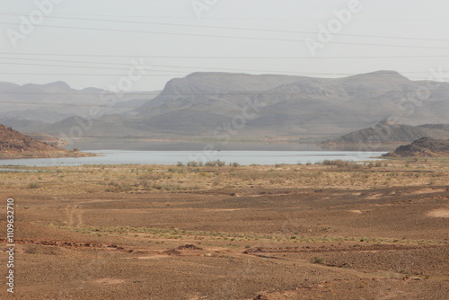 Barrage El Mansour Eddahbi, Ouarzazate Lake, Morocco