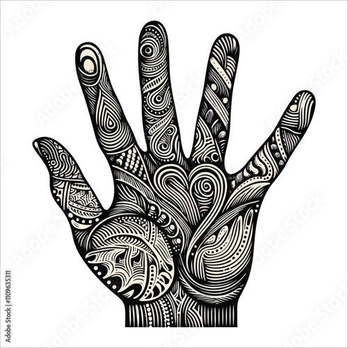 BEST HAND VECTOR  COLORFUL & SILHOUTTE