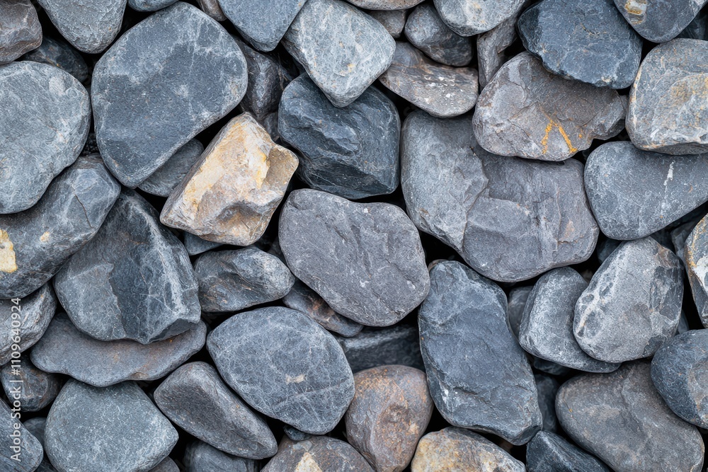 Pile of dark gray river rocks Pile of dark gray river rocks