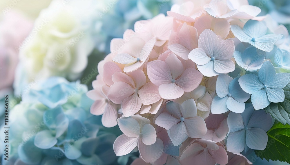 nature natural floral abstract background of delicate hydrangea flowers nature natural floral abstract background of delicate hydrangea flowers