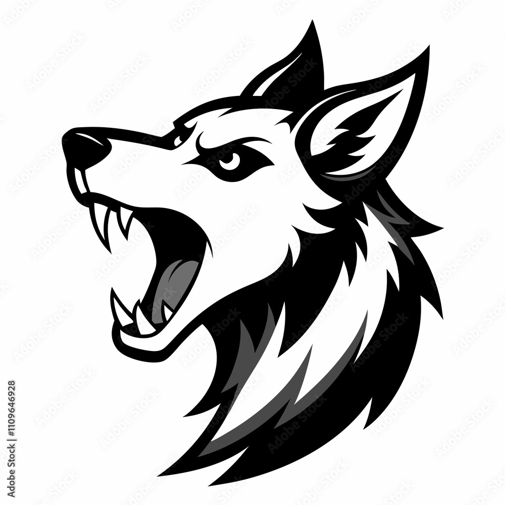 Shouting Dog Logo Shouting Dog Logo