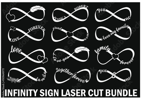 Infinity siInfinity Sign illustrator Bundle Designgn Bundle