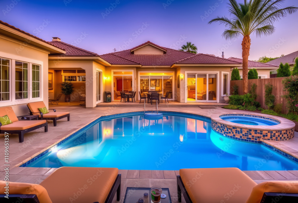 luxurious backyard oasis with swimming pool luxurious backyard oasis with swimming pool