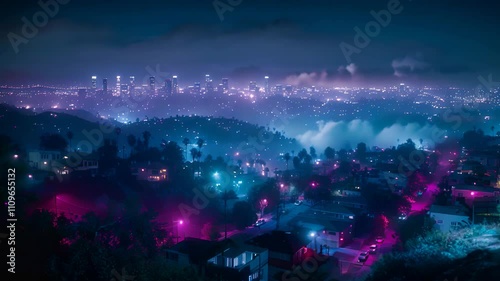 A Purple Haze of Mystery: Exploring the Allure of the Night photo