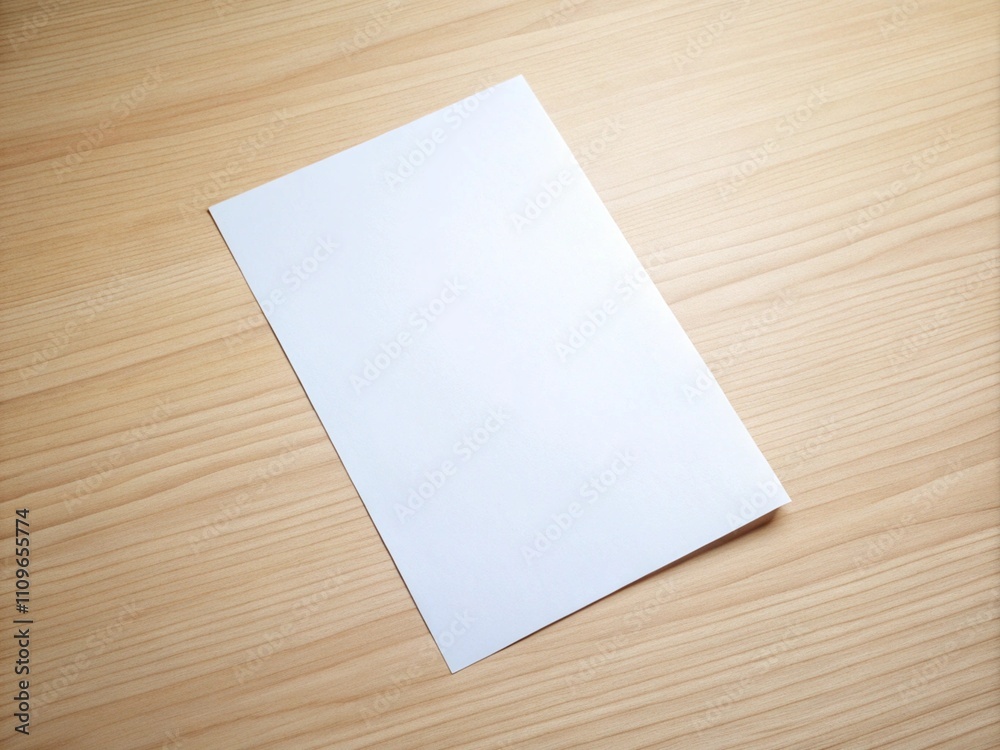 Blank White Flyer Mockup Blank White Flyer Mockup
