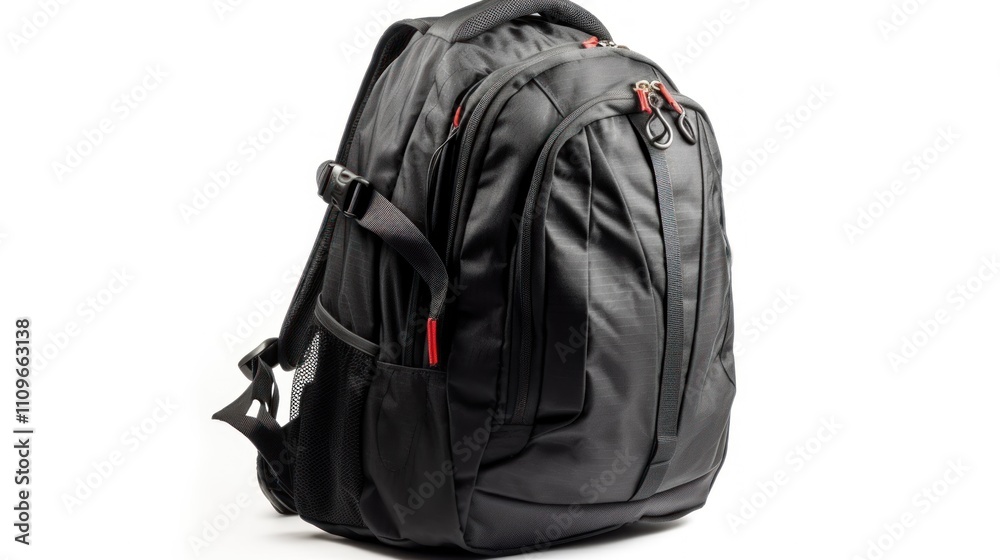Sleek Black Backpack, Durable Travel Bag, Perfect for Everyday Use Sleek Black Backpack, Durable Travel Bag, Perfect for Everyday Use