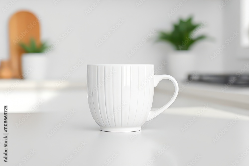 Fototapeta premium white cup of coffee