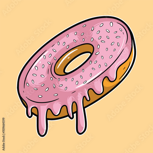 Pink Donut Vector, Sticker Clipart Isolated Pink Donut
Cartoon, Sticker, Clipart PNG transparent background