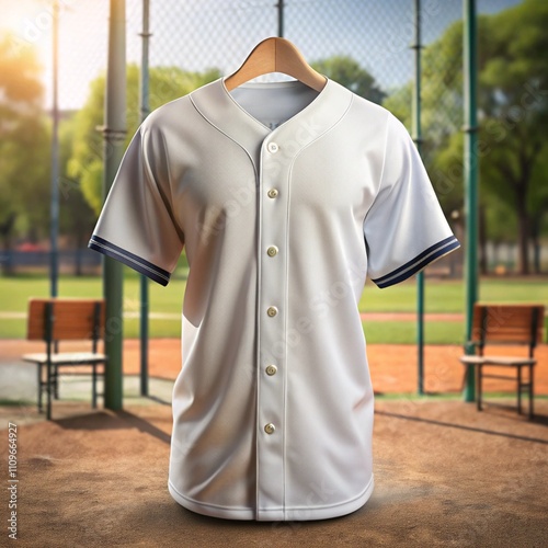 baseball Jersey Blank Mockup photo