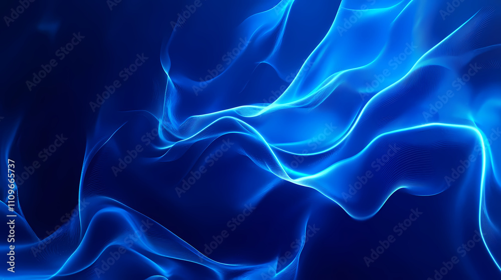 Obraz premium Blue glowing plasma ball lightning abstract background tilted angle, background, tilted, abstract, lightning, angle, ball, plasma. Plasma. Illustration