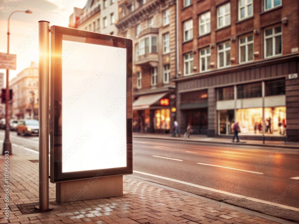 digital billboard in the city mock up digital billboard in the city mock up