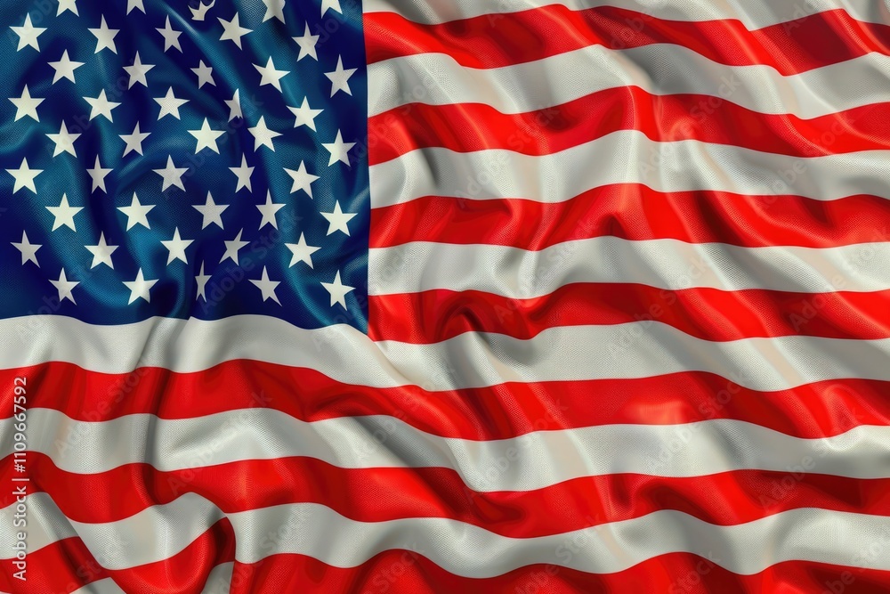 Fototapeta premium American flag for Memorial Day 4th of July Labour Day. Independence Day.