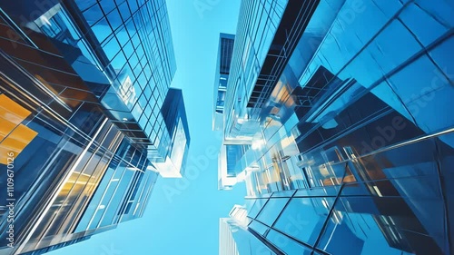 Modern Skyscrapers City Skyline Architecture