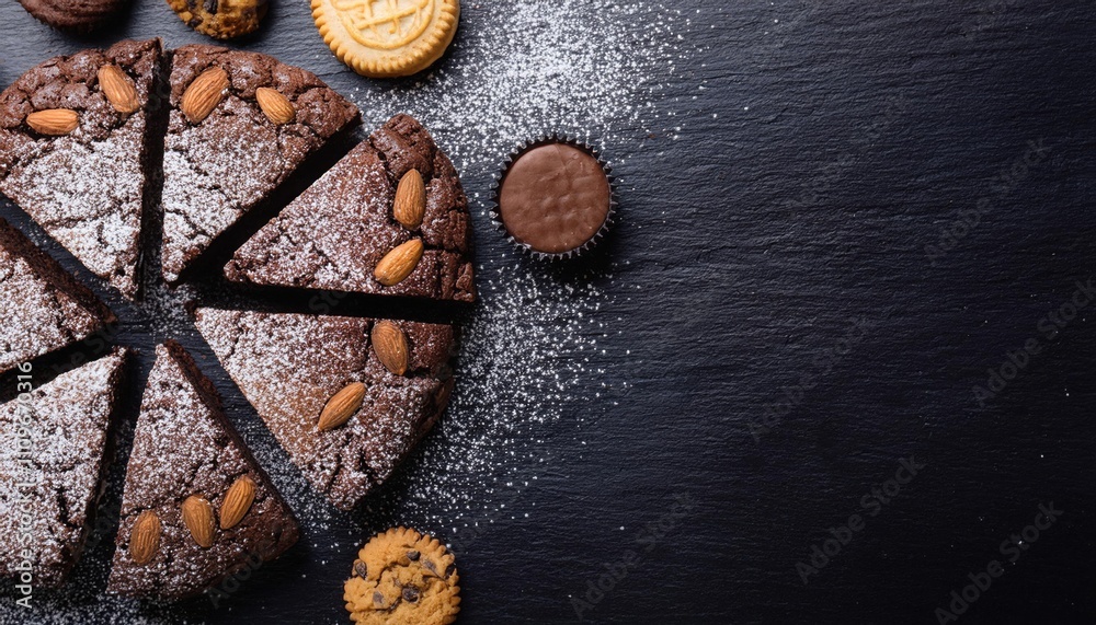 Sweet treat for the holidays: a chocolate-covered cookie with a delicate butterfly design, baked to perfection