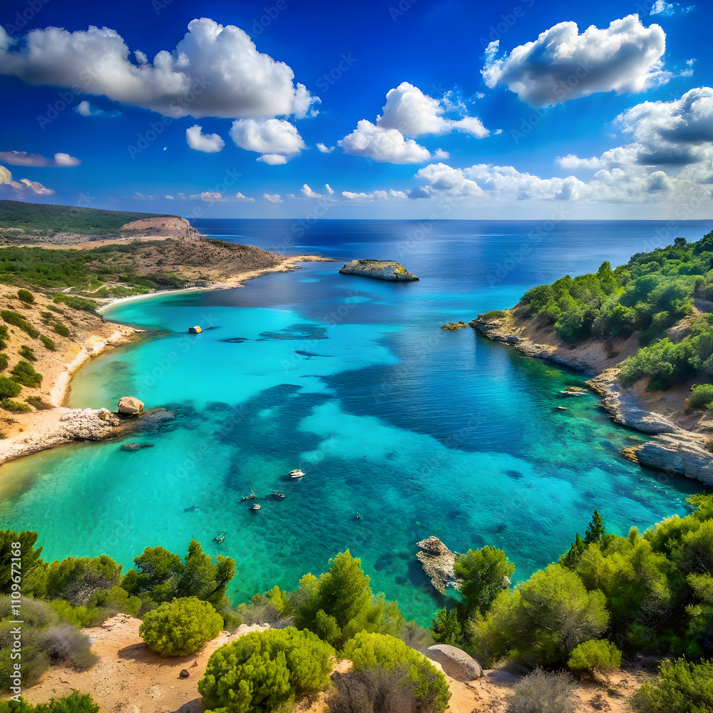 turquoise bay on the akamas peninsula turquoise bay on the akamas peninsula