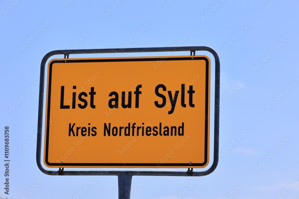 Blick auf die Küstenlandschaft bei List auf der Nordfriesischen Insel Sylt Blick auf die Küstenlandschaft bei List auf der Nordfriesischen Insel Sylt