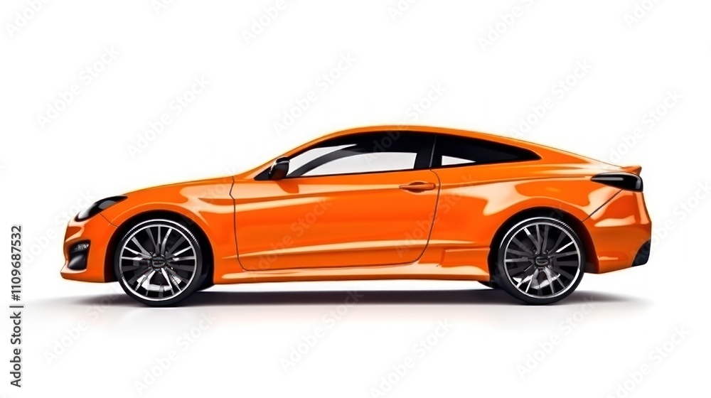 Orange Coupe: A Sleek and Modern Design Orange Coupe: A Sleek and Modern Design