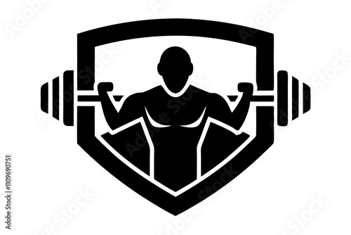 Training and fitness plan vector icon.
