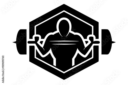 Training and fitness plan vector icon.