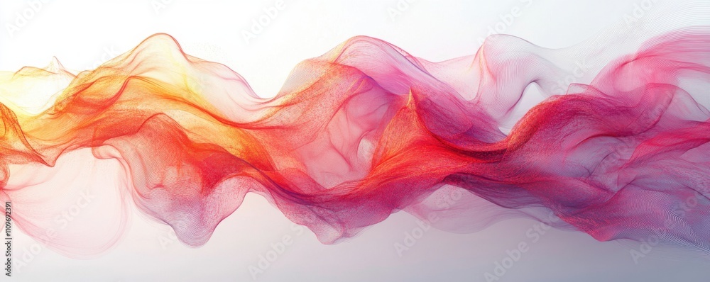 Abstract flowing red and pink paint on white background Abstract flowing red and pink paint on white background
