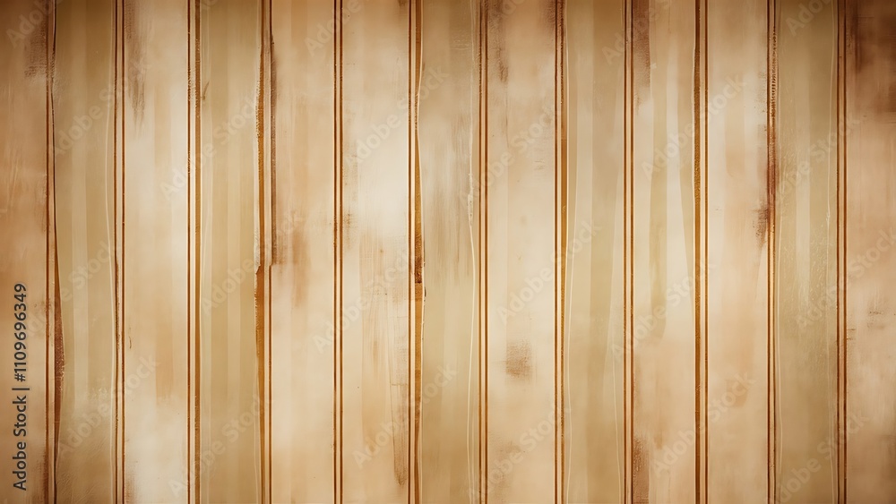 Fototapeta premium Vintage shabby wallpaper with stripes