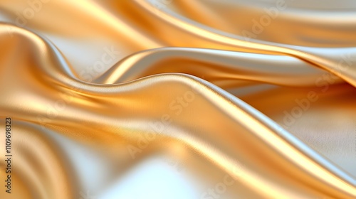 Shimmering Metallic Gold Background with Soft Light Reflections for Luxury and Celebratory Themes