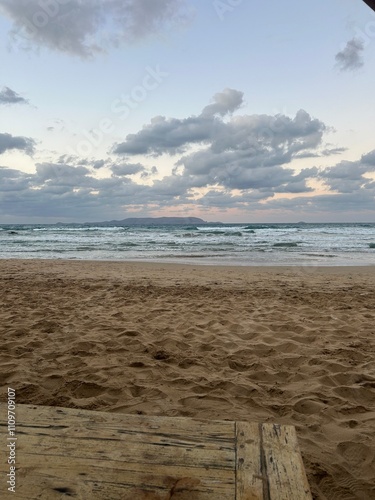 beach at sunset