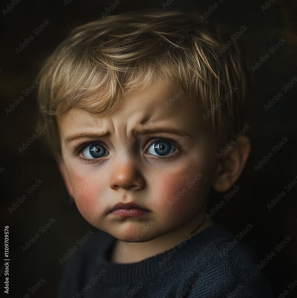 Stunning high resolution shot of an amazing toddler with tears in his eyes, fine art session Stunning high resolution shot of an amazing toddler with tears in his eyes, fine art session