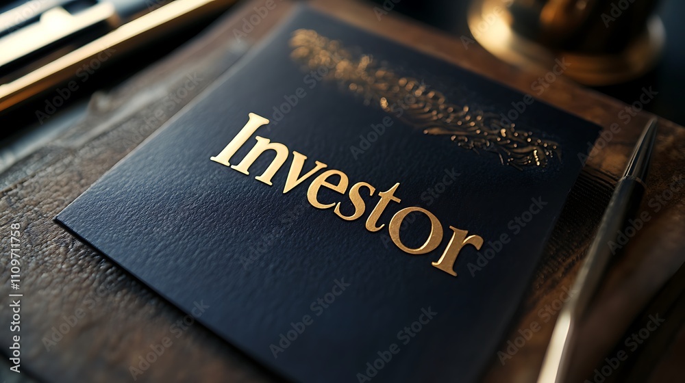 Close-up of a black card with gold lettering Close-up of a black card with gold lettering