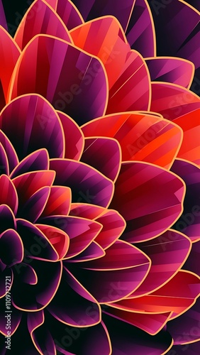 Abstract floral background. Vector Illustration