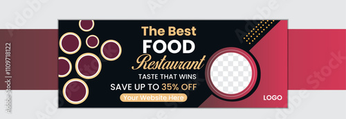 Restaurant Facebook Cover Design 