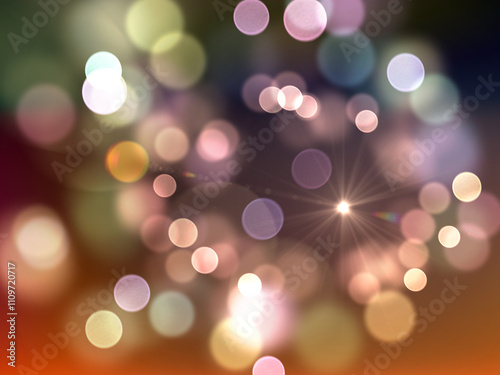 Bokeh as background