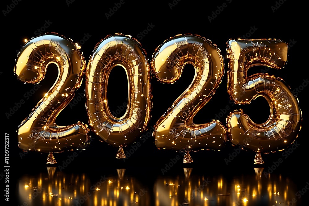 Number Balloons in the Shape of Numbers 2025 Happy New Year.
Number Balloons in the Shape of Numbers 2025 Happy New Year.