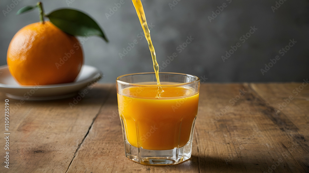 Fototapeta premium orange juice, fresh orange juice, citrus, vitamin C, cold-pressed, pulp, no pulp, freshly squeezed, tropical juice, healthy drink, juice bar, natural juice, orange, refreshing, sweet, tangy, orange 