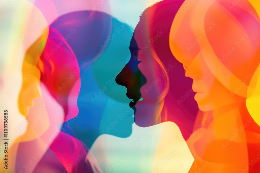 Dynamic Communication: Diverse Avatars Engaging in Colourful Speech Bubbles Dynamic Communication: Diverse Avatars Engaging in Colourful Speech Bubbles