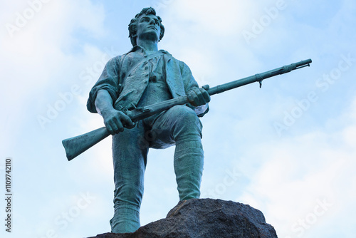 Minute Men Memorial in Lexington Massachusetts USA