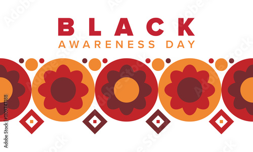 Black Awareness Day. Holiday in Brazil. Afro Brazilians. Celebrate awareness by the black community in November. African and brazilian culture. Black history art. Vector illustration