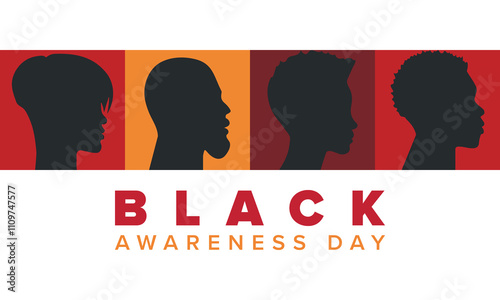 Black Awareness Day. Holiday in Brazil. Afro Brazilians. Celebrate awareness by the black community in November. African and brazilian culture. Black history art. Vector illustration