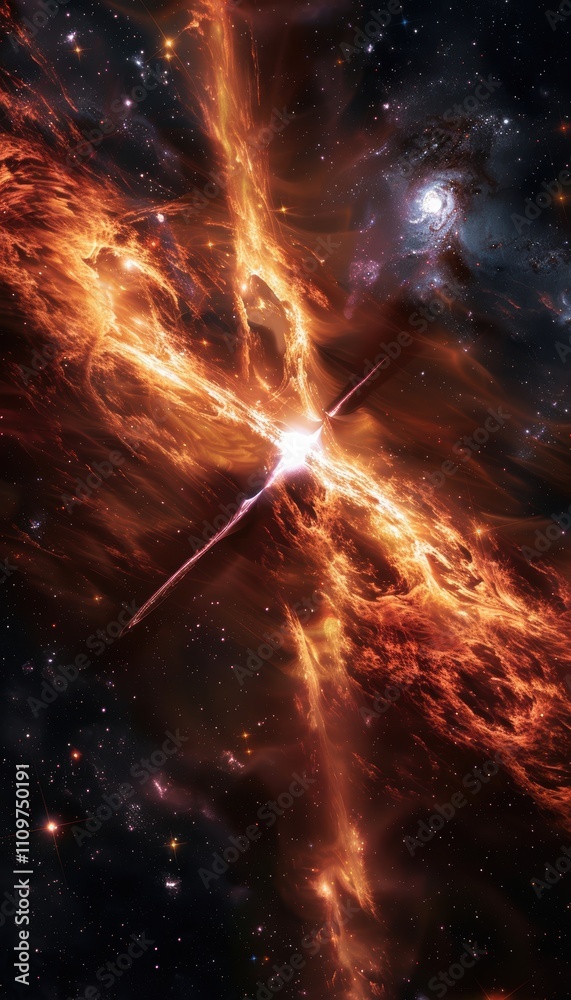Pulsar Energy Burst in Space - Vibrant Cosmic Rotation and Emissions for Science Posters Pulsar Energy Burst in Space - Vibrant Cosmic Rotation and Emissions for Science Posters