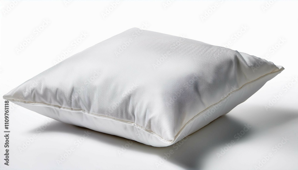 white pillow isolated on white background white pillow isolated on white background
