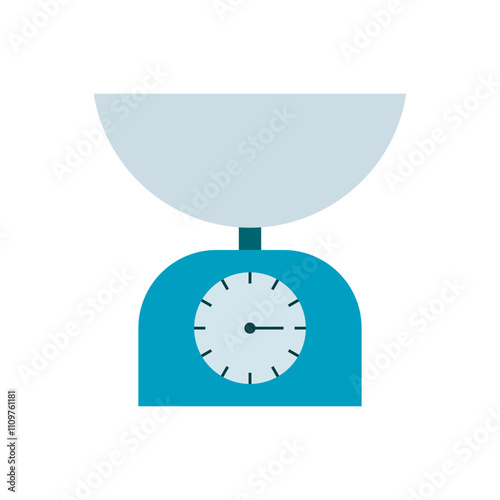Scales flst icon, weight design illustration, balance vector design illustration, isolated on white background. 