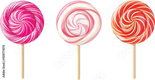 Lollipop Candy Vector Illustration