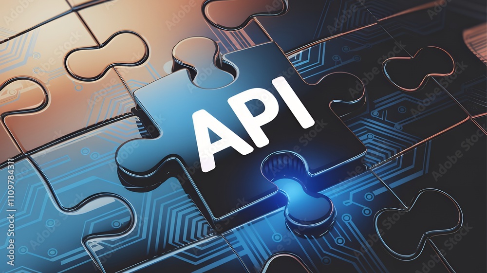 A digital illustration featuring a close-up view of interconnected puzzle pieces, symbolizing technology and integration. A digital illustration featuring a close-up view of interconnected puzzle pieces, symbolizing technology and integration.