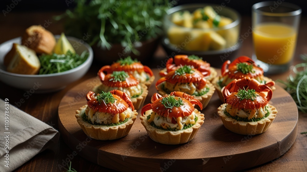 Crab Tartlets Appetizers