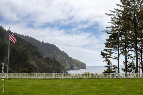 Heceta Head Lighthouse State Scenic Viewpoint Oregon Pacific Coast Highway photo