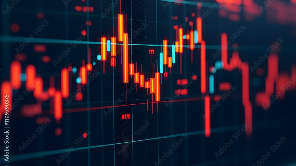 Candlestick Chart Stock Market Trading Data Analysis